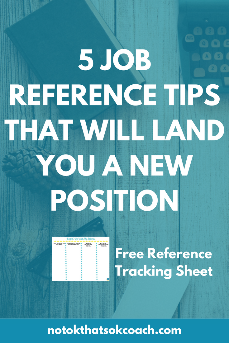 5 Job Reference Tips That Will Land You a New Position