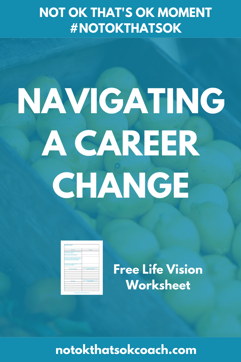 Navigating a Career Change